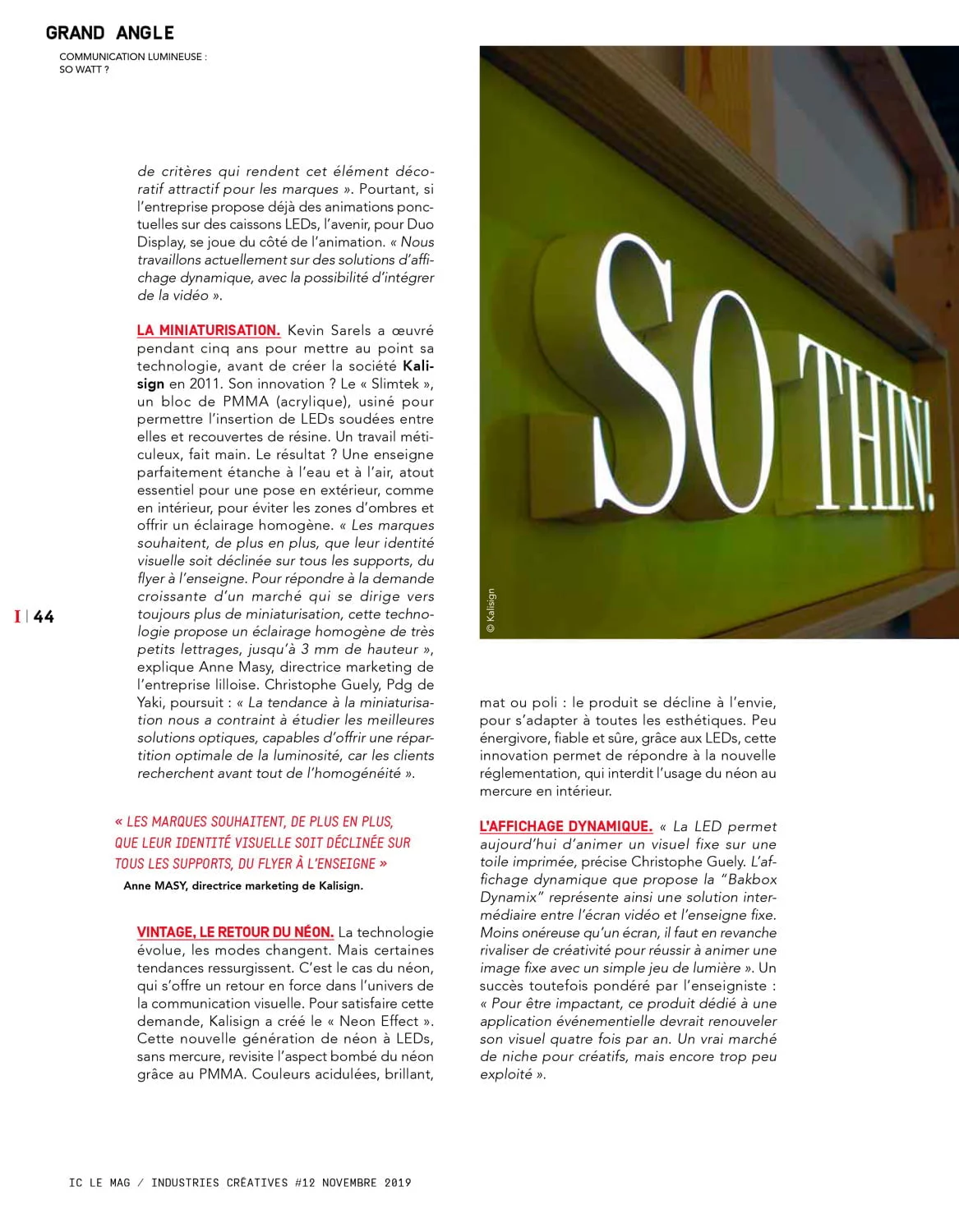 Agence EHCO ? IC LE MAG #12 (Décembre 2019)