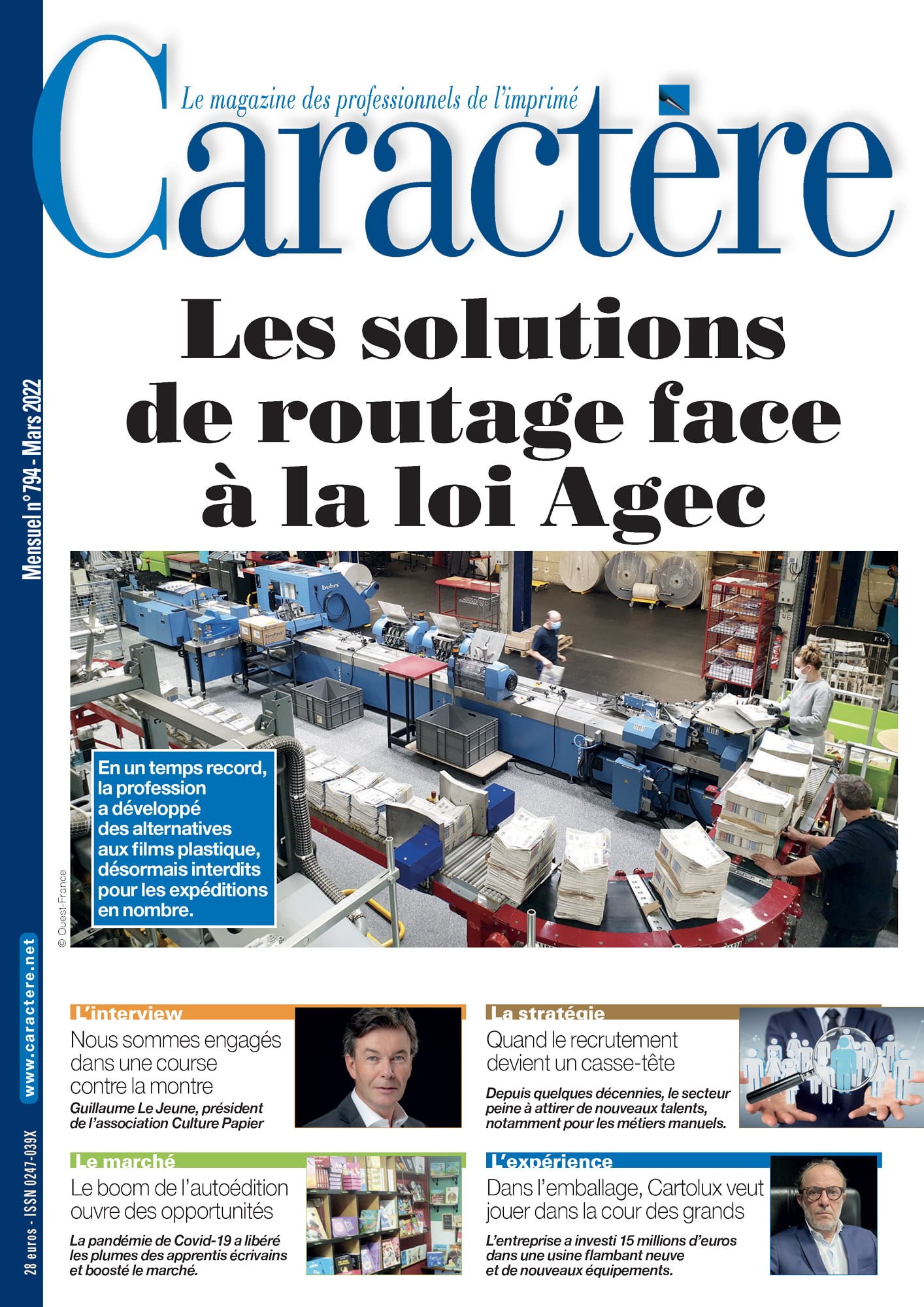 Agence EHCO ? CARACTÈRE #794 (Mars 2022)